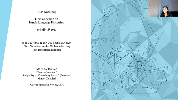 nlpBDpatriots at BLP-2023 Task 2: A Transfer Learning Approach towards Bangla Sentiment Analysis | VIDEO