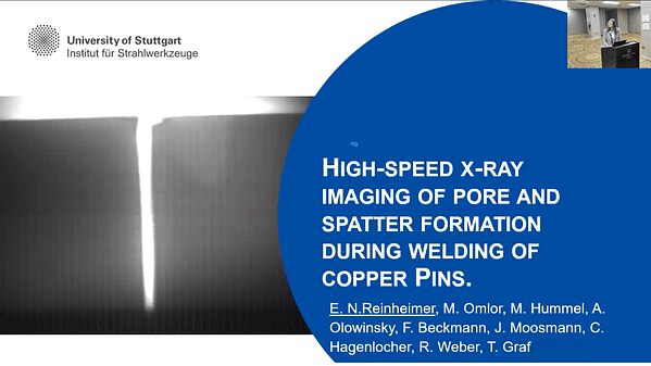 High-Speed X-Ray Imaging of Pore and Spatter Formation During Welding of Copper Pins