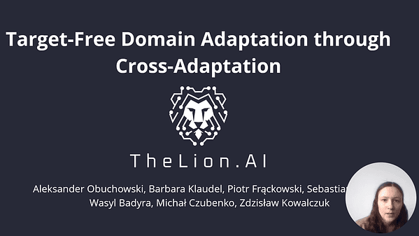 Target-Free Domain Adaptation through Cross-Adaptation (Student Abstract) | VIDEO