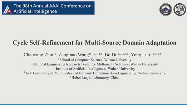 Cycle Self-Refinement for Multi-Source Domain Adaptation