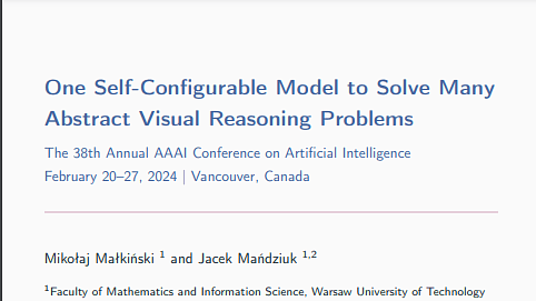 One Self-Configurable Model to Solve Many Abstract Visual Reasoning Problems