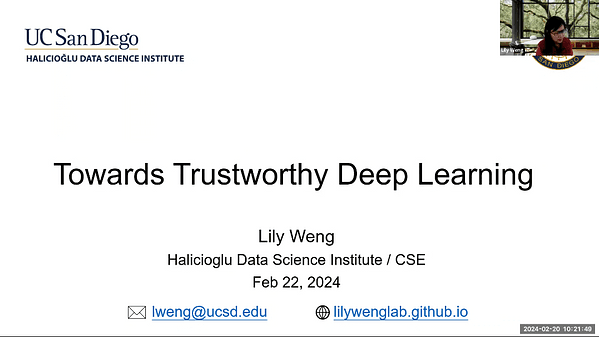 Towards Trustworthy Deep Learning | VIDEO