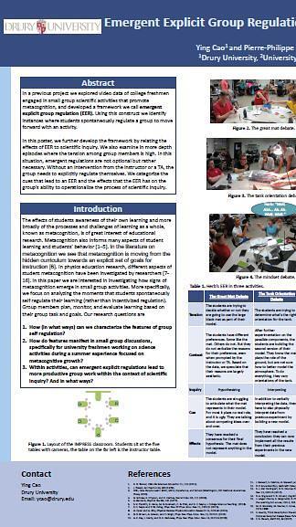 Emergent Explicit Group Regulation in Scientific Inquiry