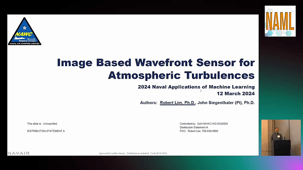 Image Based Wavefront Sensor for Atmospheric Turbulences