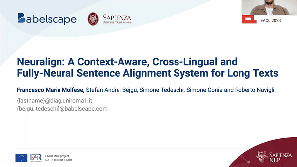 CroCoAlign: A Cross-Lingual, Context-Aware and Fully-Neural Sentence Alignment System for Long Texts