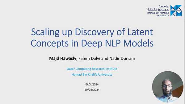Scaling up Discovery of Latent Concepts in Deep NLP Models