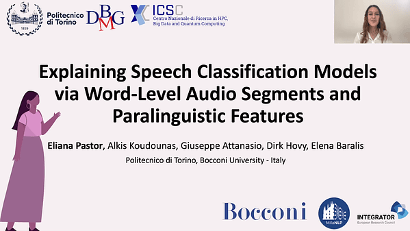 Explaining Speech Classification Models via Word-Level Audio Segments and Paralinguistic Features