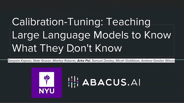 Calibration-Tuning: Teaching Large Language Models to Know What They Don't Know