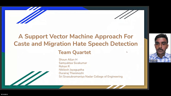 Quartet@LT-EDI 2024: A Support Vector Machine Approach For Caste/Immigration Hate Speech Detection
