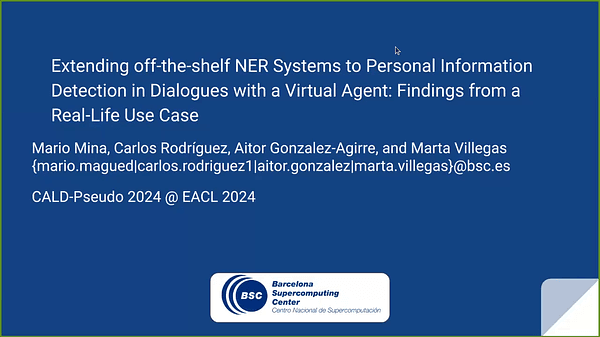 Extending off-the-shelf NER Systems to Personal Information Detection in Dialogues with a Virtual Agent: Findings from a Real-Life Use Case