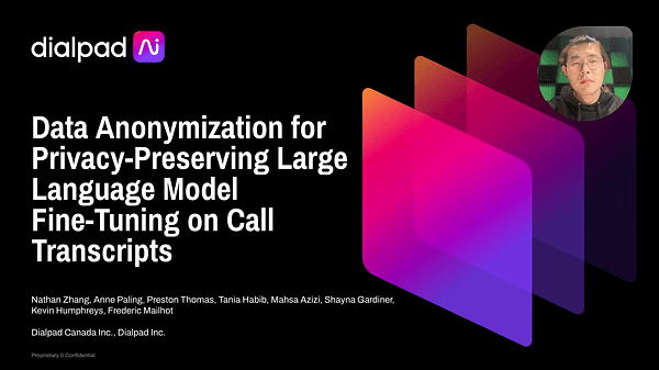 Data Anonymization for Privacy-Preserving Large Language Model Fine-Tuning on Call Transcripts