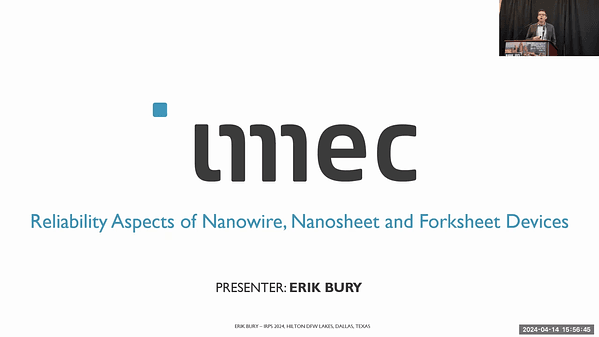 Reliability Aspects of Nanowire, Nanosheet and Forksheet Devices
