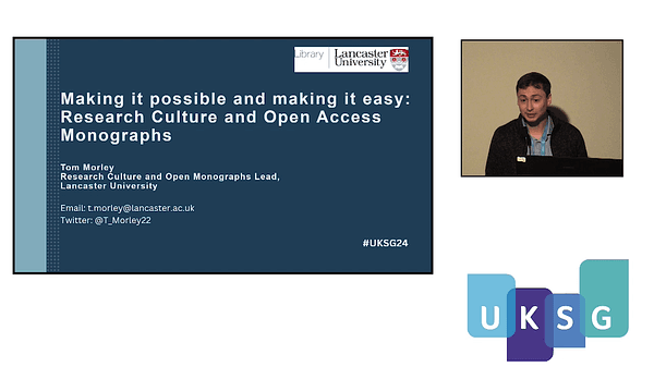 Making it possible and making it easy: Research Culture and Open Access Monographs