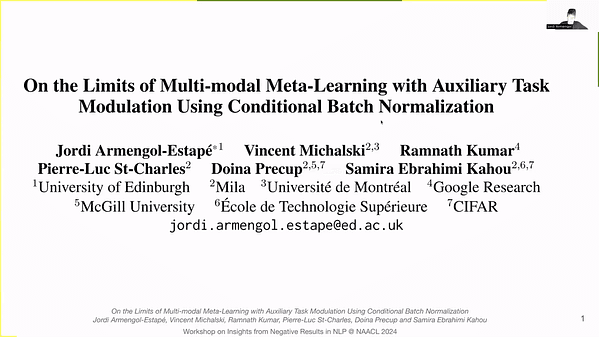 On the Limits of Multi-modal Meta-Learning with Auxiliary Task Modulation Using Conditional Batch Normalization