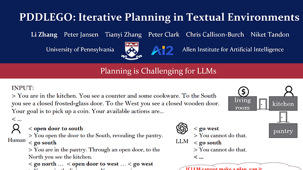 PDDLEGO: Iterative Planning in Textual Environments