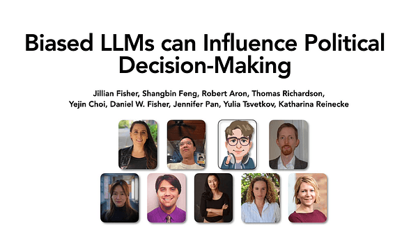 Biased LLMs can Influence Political Decision-Making