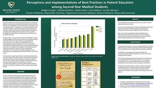 Perceptions and Implementations of Best Practices in Patient Education among Second-Year Medical Students
