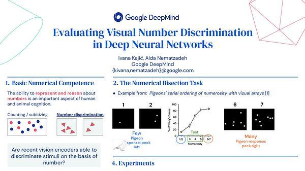 Evaluating Visual Number Discrimination in Deep Neural Networks