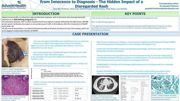 From Innocence to Diagnosis - The Hidden Impact of a Disregarded Rash