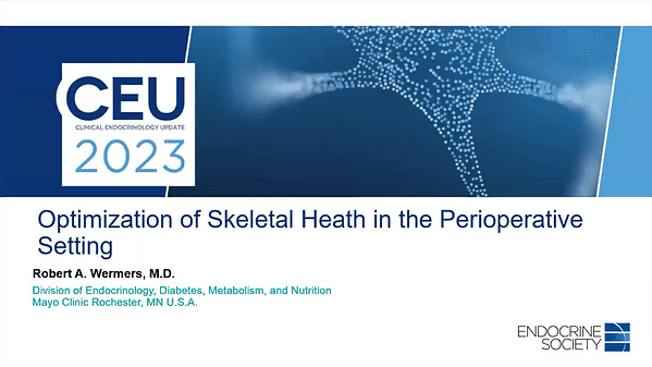 Optimization of Skeletal Health in the Perioperative Setting
