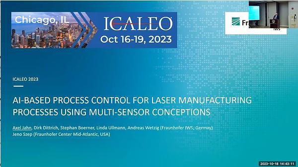 AI-Based Process Control for Laser Manufacturing Processes Using Multi-Sensor Conceptions